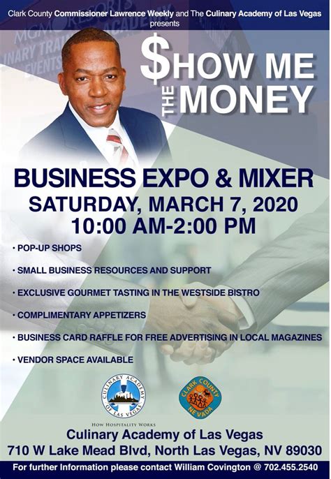 For example, if the price doesn't include hauling away tree limbs, you may have to pay extra for limb removal. Show me The Money Business Expo and Mixer - The Siegel ...