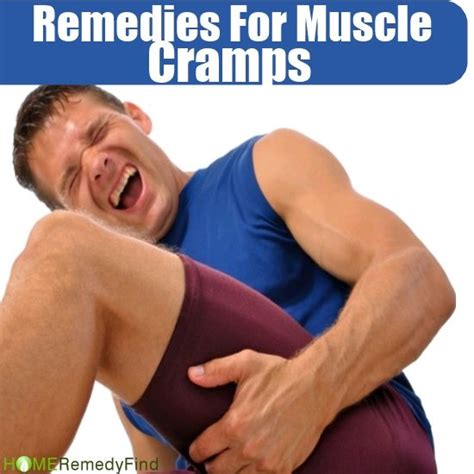Effective Home Remedies For Muscle Cramps Muscle Cramp Home Remedies Remedies