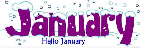 Hello January Cover Fb Hello January January Clipart Facebook Cover