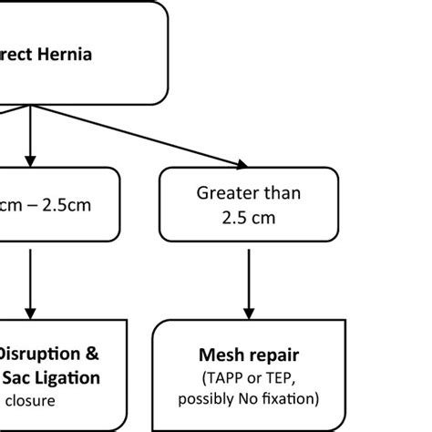 Institutional Algorithm For Repair Of Inguinal Hernias In Adolescents