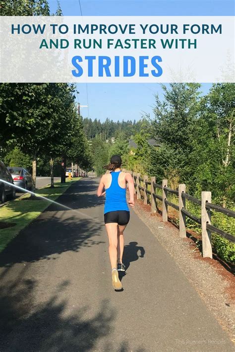 How Running Strides Can Improve Your Form And Speed Running Drills