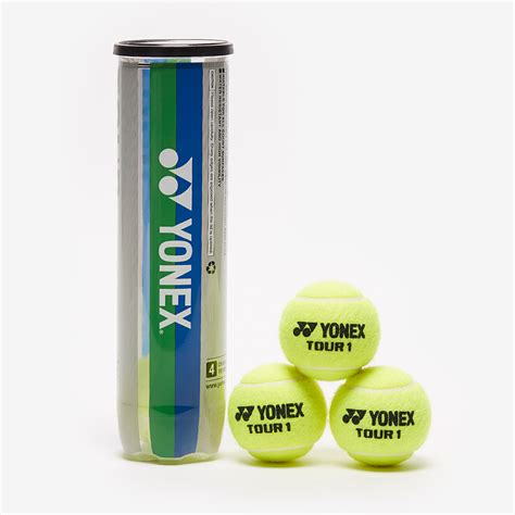 Yonex Yy Tour Tennis Ball Yellow 4 Ball Tube