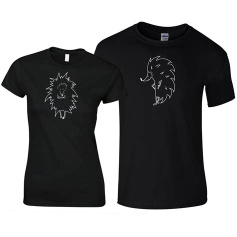 Matching T Shirts Hedgehogs Artsy Clothing