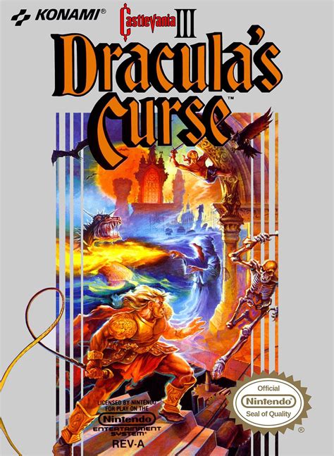 Castlevania Iii Draculas Curse Nes Game Box Cover Art Etsy