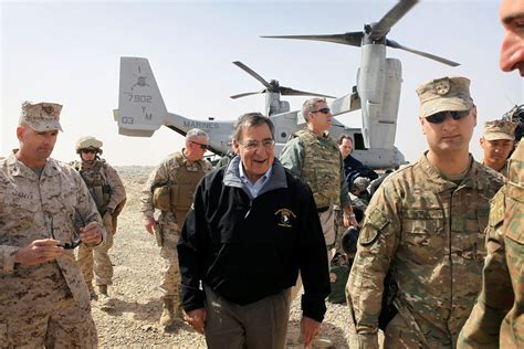 Panetta Safe After Nearby Truck Crash At Afghan Base The New York Times