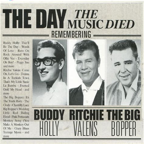 Today Marks 60 Years Since The Day The Music Died When Buddy Holly Ritchie Valens And Jp