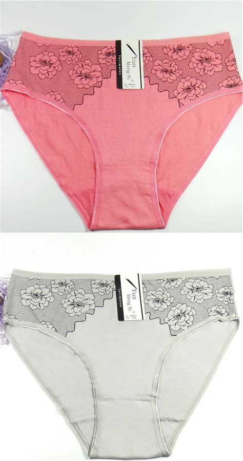 2020 Yun Meng Ni Sexy Underwear High Waist Ladies Briefs Breathable Cotton Panties For Women