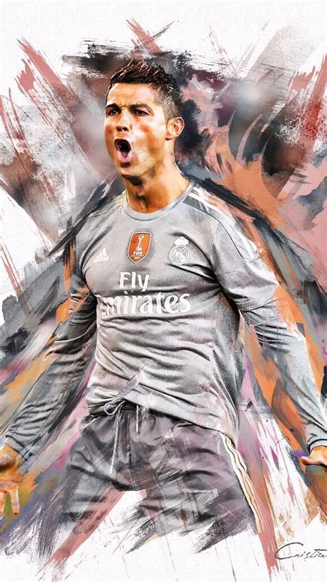 1920x1080px 1080p Free Download Cr7 Painting Painting Of Cr7
