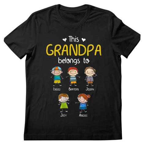 Grandpa T Shirt Etsy