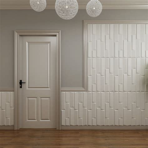 Threedwall 314 X 246 Paintable Brick 3d Embossed 3 Piece Panel