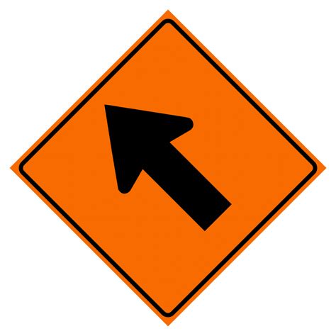 Tc 6l Right Lane Closure Taper Sign Traffic Depot Signs And Safety