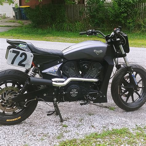 First is the stock pipes then completed with the caps on. Finally done my modifications on my 17 Victory Octane ...