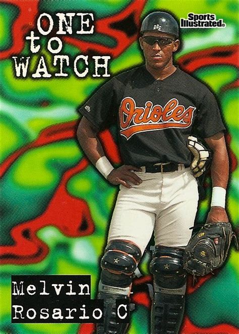 Maybe you would like to learn more about one of these? Orioles Card "O" the Day: Melvin Rosario, 1998 Fleer Sports Illustrated #160