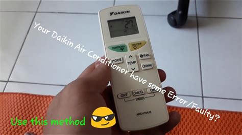 How To Check Your Daikin Air Conditioner S Faulty With Daikin Error