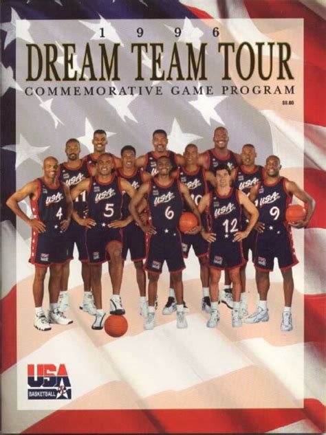 Atlanta Olympics Usn Olympians Dream Team Fila Basketball Court