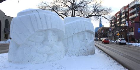Winnipegs Coolest Snow Sculptures The Projector