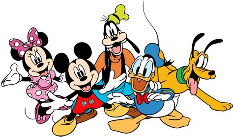 Mickey Mouse Pluto Minnie Mouse Donald Duck Goofy Png Clipart Cartoon