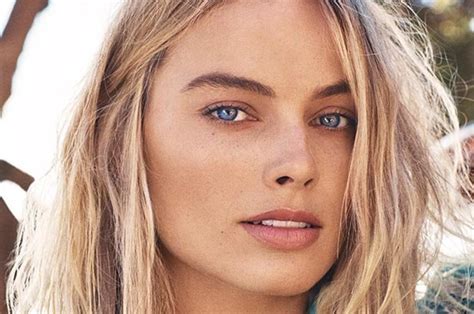 Margot Robbie Elle Photoshoot Sizzles As Starlet Poses Topless On Beach Daily Star
