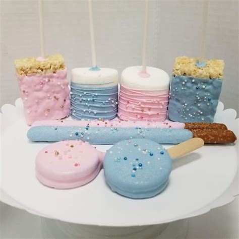 48p Gender Reveal Treats Bundle Candy Table Etsy