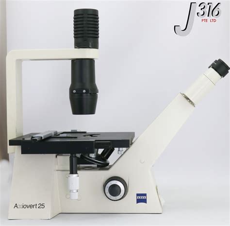 17102 Carl Zeiss Inverted Microscope W3 Objectives And Eyepiece Pl 10x