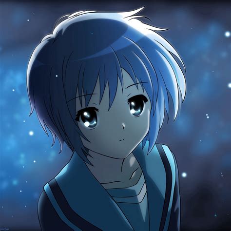 Download Wallpaper 1280x1280 Anime Girl Cute Lights