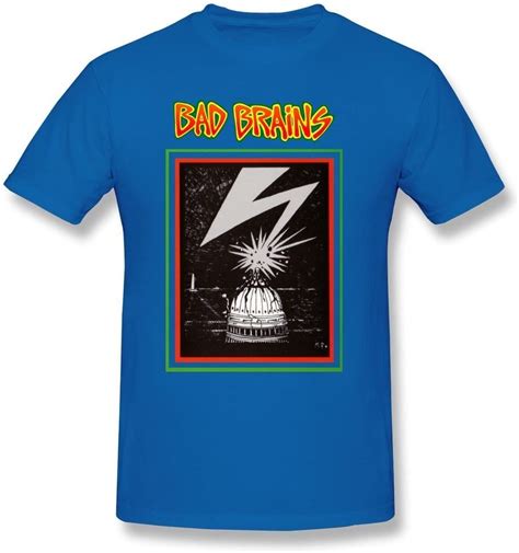 Impact Mens Bad Brains Capitol T Shirt Color Talla Mediano Amazon
