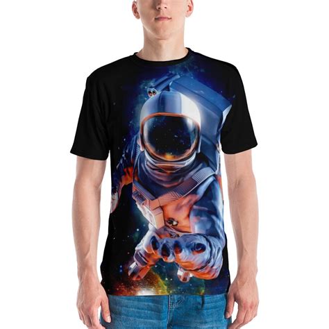 Unisex Space Man T Shirt Also Plus Size Etsy