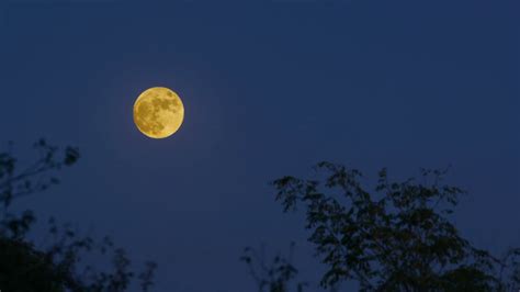 Full Moon On Blue Sky Background Stock Footage Sbv 319150692 Storyblocks