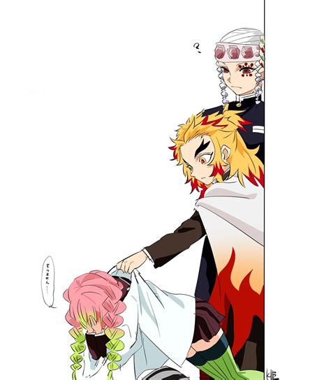 Kyojuro Rengoku Mitsuri Kanroji Tengen Uzui Desenho Hippie | Images and