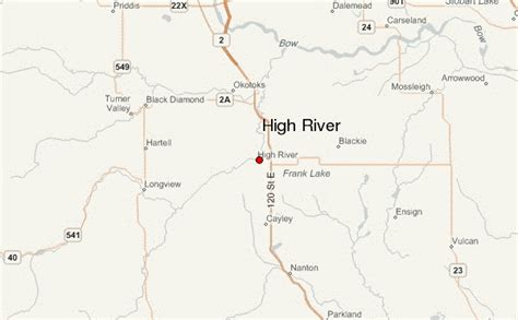 High River Alberta Canada Map Oconto County Plat Map
