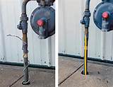 Photos of Gas Meter Ground Wire