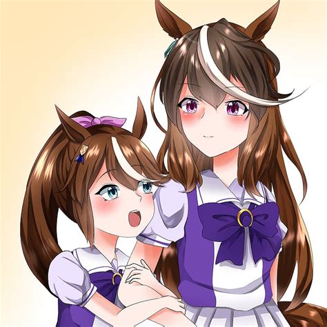 Symboli Rudolf Uma Musume Tokai Teio Uma Musume длинные волосы хвостик Hd обои