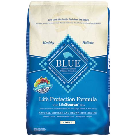 Today i will focus on a blue buffalo blue adult. 30 Lb. Blue Buffalo Chicken & Brown Rice Adult Dog Food