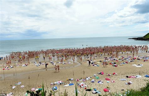 Almost Two Thousand Women Ditch Their Clothes For Annual Strip And Dip Cancer Charity Swim