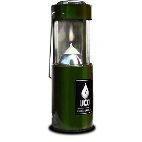Uco Original Candle Lantern Anodized Green L An Std Green Bandh