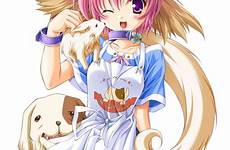 girl anime kawaii girls animal dogs inu neko characters cute fanpop beautiful percy dog happy platinum wind gurl character ookami