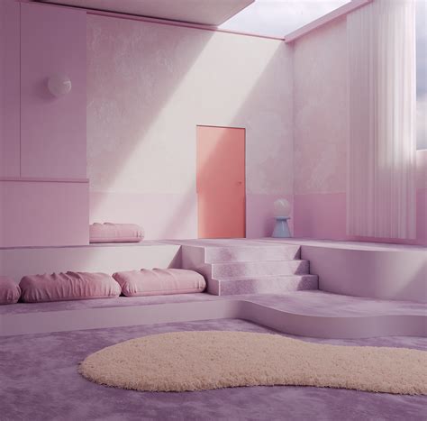 Tranquility Rendered Aesthetic Rooms Interior Dreamy Room