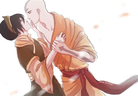 Almost Kiss Taang By Tissine On Deviantart Aang Avatar Zuko
