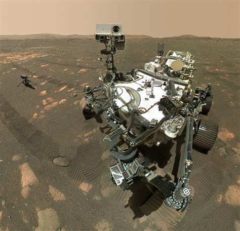 Nasas Perseverance Mars Rover Snaps A Selfie With The Ingenuity