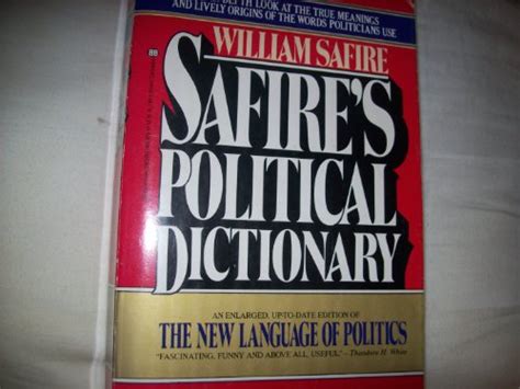 Safires Political Dictionary Safire William 9780345283931 Iberlibro