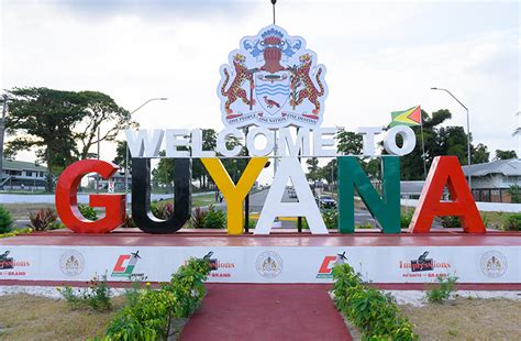 25m ‘welcome to guyana sign commissioned at cjia guyana chronicle