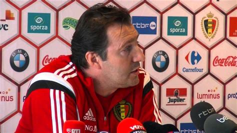 « ce sera un test où les détails feront la différence. Marc Wilmots avant les matchs contre l'Italie et l'Espagne ...