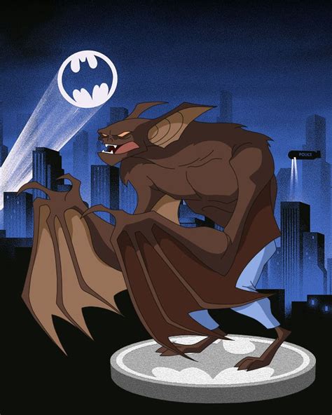 Artstation Btas Man Bat Roy Hakim Man Bat Batman Batman The