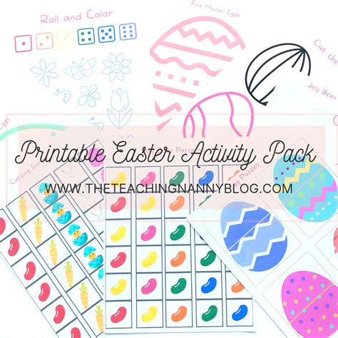 Printable Easter Activity Pack The Teaching Nanny