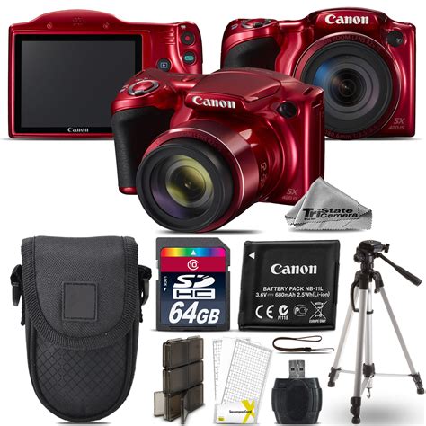 Canon Powershot Sx420 Is Digital Wifi Nfc 42x Camera Red 64gb