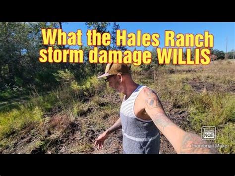 What The Hales Ranch Storm Damage Youtube