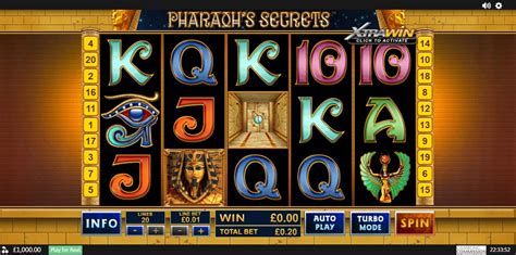 pharaoh s secrets slot game free play and review