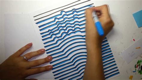How To Draw A 3d Hand Optical Illusion Youtube