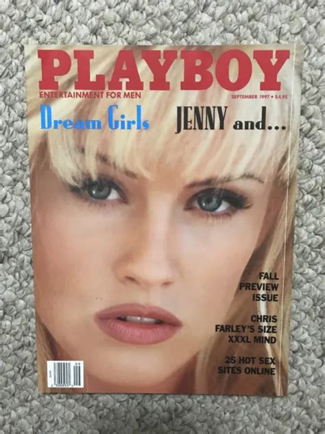 PLAYBOY MAGAZINE SEPTEMBER 1997 Dream Girls Jenny McCarty And Pamela