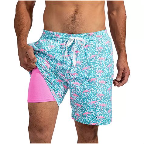 Chubbies Mens Domingos Are For Flamingos Lined Stretch Swim Trunks 7 In Academy